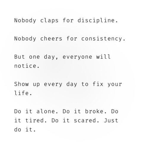 The Power of Discipline