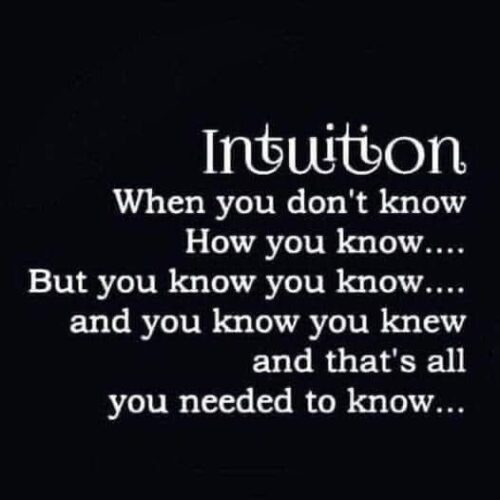 Trusting Your Intuition
