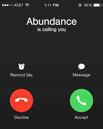 Answering the Call of Abundance