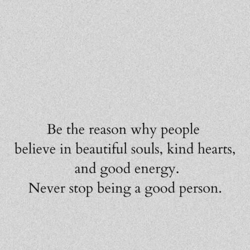 Inspiring Faith in Goodness