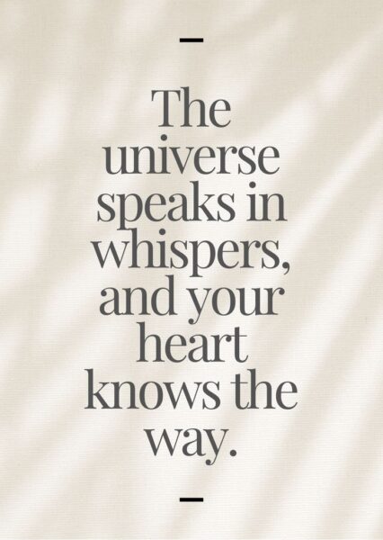 Listening to the Universe’s Whispers