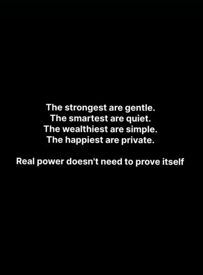 True Strength Lies in Subtlety: Redefining Power in a Noisy World