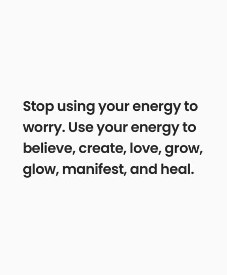 Redirecting Energy from Worry to Positive Action