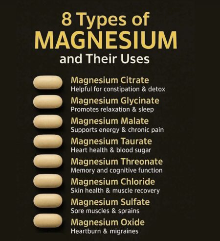Unlocking the Power of Magnesium: 8 Types and Their Benefits