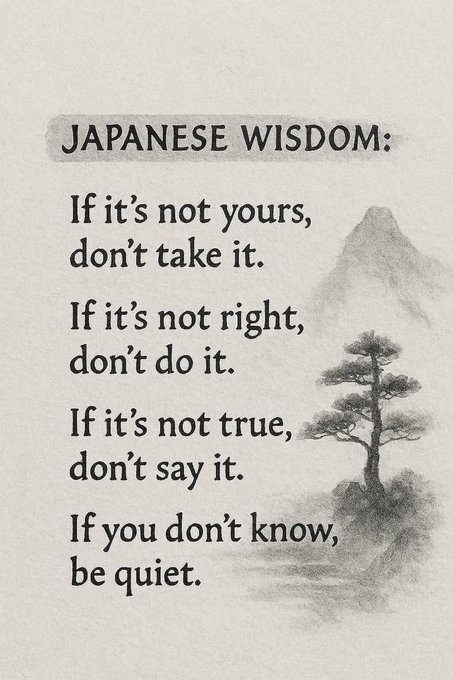 Japanese Wisdom