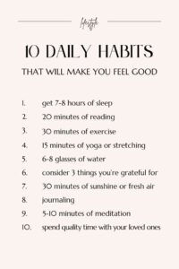Simple Routines for Everyday Well-Being