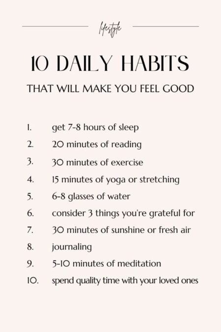 Simple Routines for Everyday Well-Being