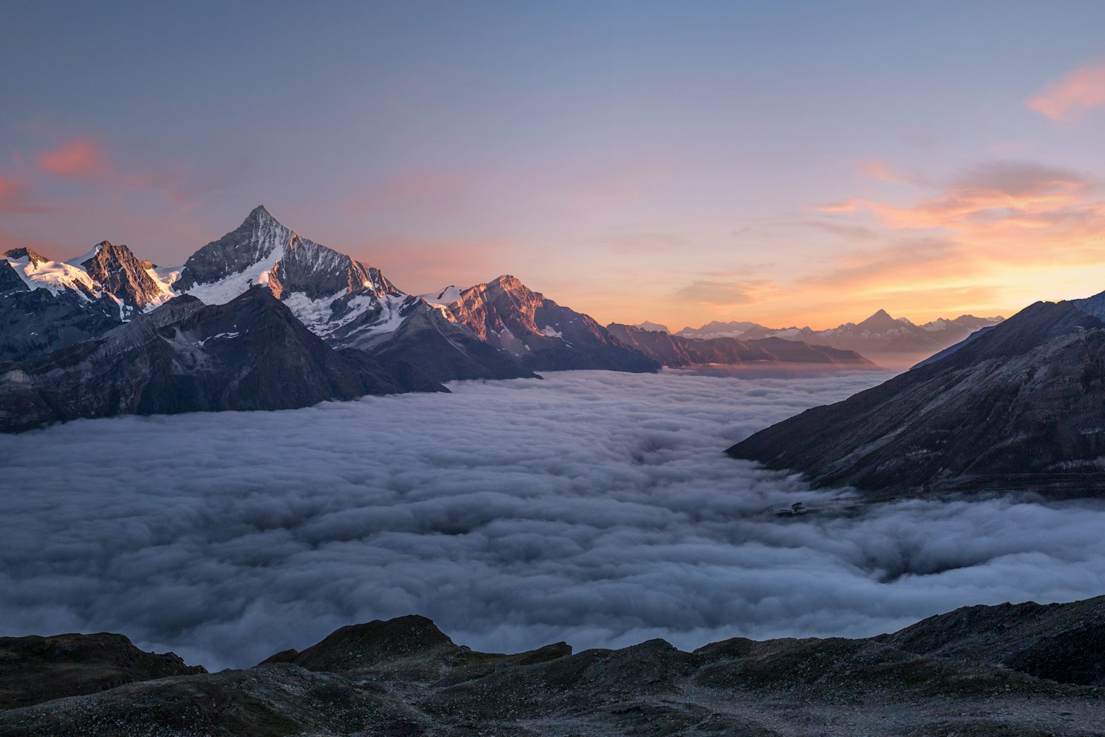 Quiet mountain landscape representing personal space and healthy boundaries