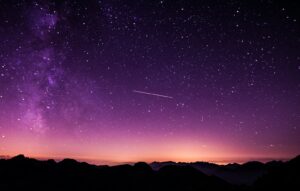 Starry night sky suggesting meaningful synchronicity and guidance